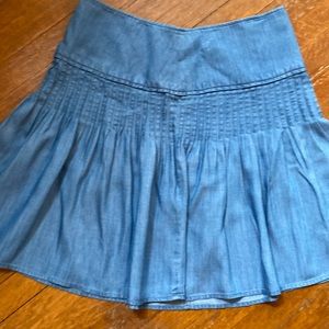 LOFT denim skirt